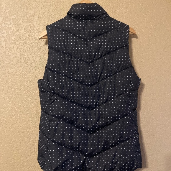 NWOT GAP Warmest Vest Marine Blue Dot | Medium - Picture 11 of 12